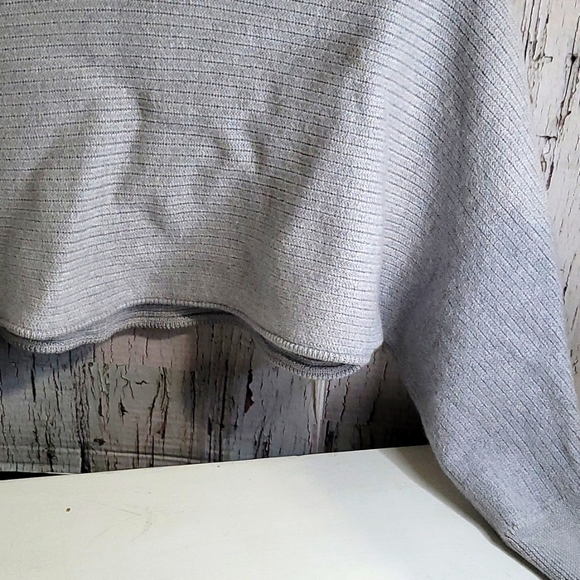 Wilfred Free Lolan Grey Sweater Cropped, oversized, merino-wool sweater2 - Picture 8 of 13